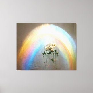 Toile Roses arc-en-ciel du ciel par Lindsey Rose Putnam
