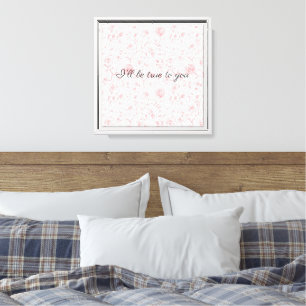 Toile Roses blanches roses romantiques Floral