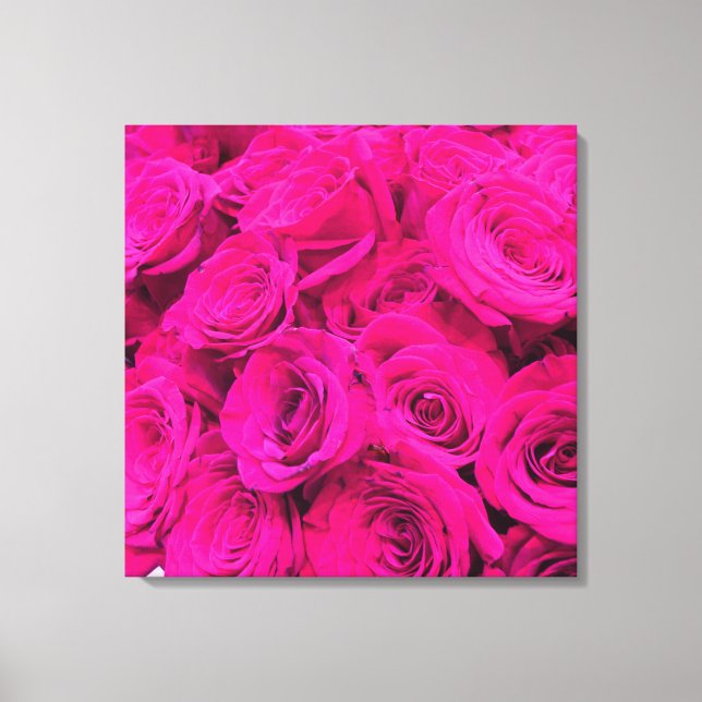 Toile Roses roses rose fleurs rose rose rose floral rose (Recto)