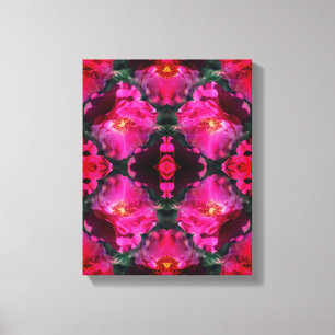 Toile Roses roses roses Florales Art Abstrait