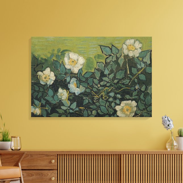 Toile Roses sauvages par Vincent van Gogh (Insitu(Salon))
