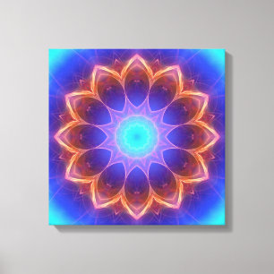 Toile Rougeoyer de cool de mandala