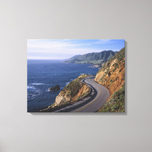Toile Route 1 le long de la côte californienne près de