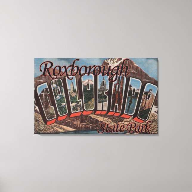 Toile Roxborough State Park, Colorado (Recto)