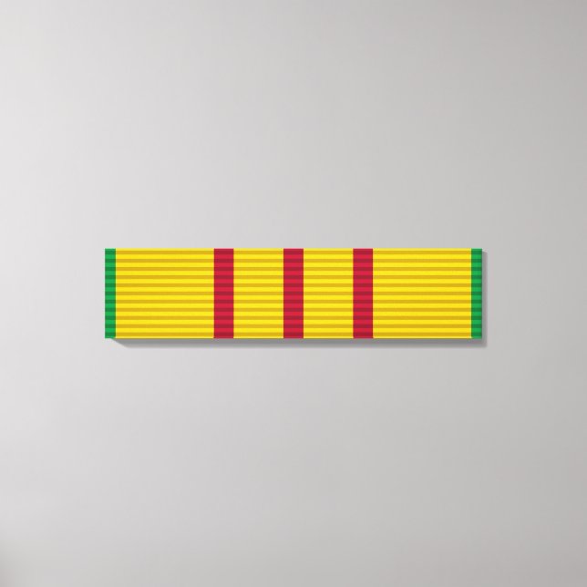 Toile Ruban de la Médaille du service du Vietnam (Recto)