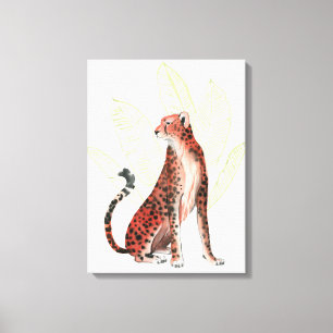 Toile Ruby Leopard