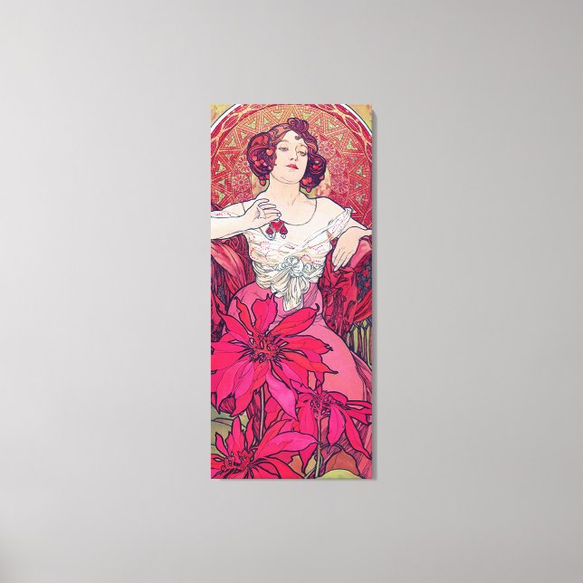 Toile Ruby (Quatre Bijoux), Alphonse Mucha (Recto)