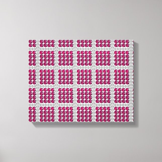 Toile Ruby Red Motif (Recto)