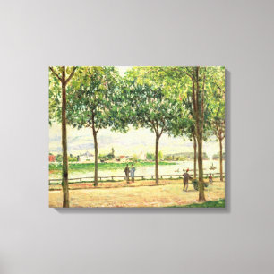 Toile Rue d'Alfred Sisley des chataîgners
