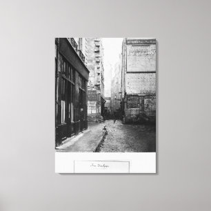 Toile Rue Tirechape, de rue de Rivoli, Paris