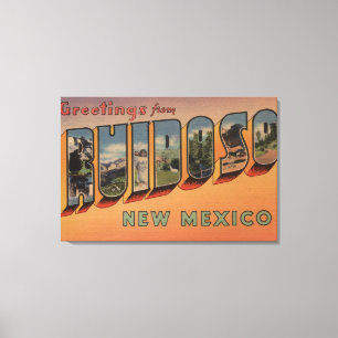 Toile Ruidoso, Nouveau Mexique - grandes scènes de