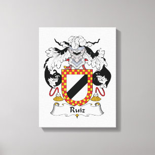 Toile Ruiz Family Crest