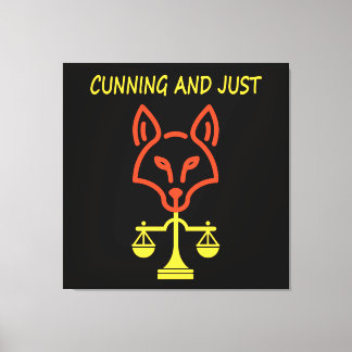 Toile Ruse et Justice - Équilibre de la Justice du Renar