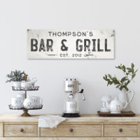 Russe Moderne Industrielle Farmhouse Bar Long