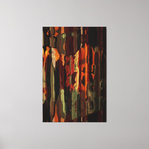 Toile Rustique Automne Abstraite peinture d'art Texture