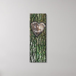 Toile Rustique Personnalisé Arbre sculpté Amateurs de co