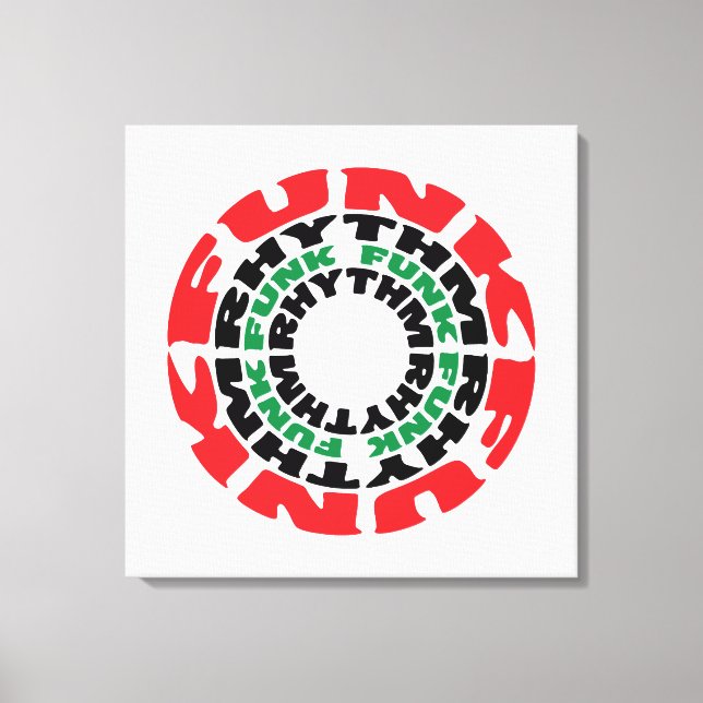 Toile Rythme funk Funk Rhythme funk (Recto)