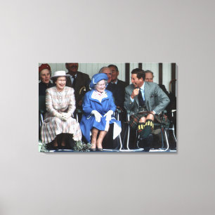 Toile Sa Majesté la reine Elizabeth, la reine mère 1988