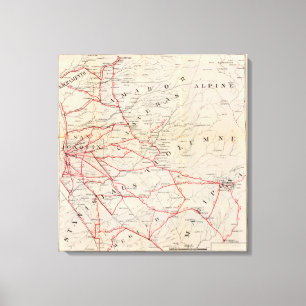 Toile Sacramento, Amador, Calaveras, San Joaquin