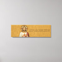 Sacré Coeur de Jésus avec la Bible Verse