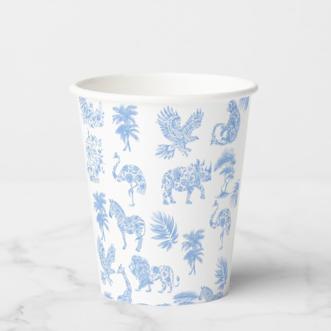 Toile Safari Animals Pappbecher (Vorderseite)