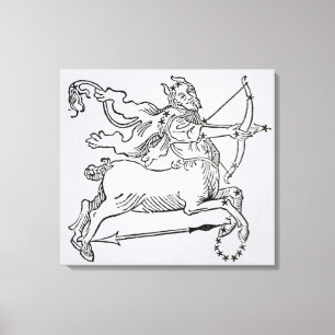 Toile Sagittaire (le centaure) une illustration de