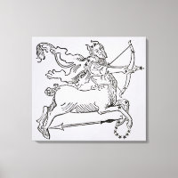 Sagittarius (le Centaur) une illustration de
