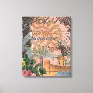 Toile saint augustine florida voyage art antique