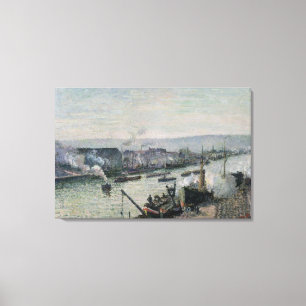 Toile Saint-Divisez le port, Rouen, 1896