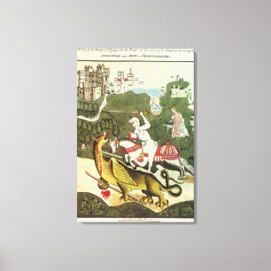 Toile Saint George et le Dragon