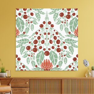 Toile Saint-Jacques Vintage-botanique Art nouveau