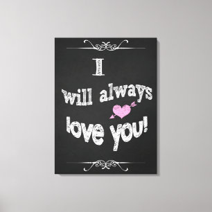 Toile Saint-Valentin, Mariage Canvas Chalkboard Art