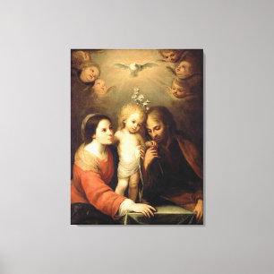 Toile Sainte Famille Catholique Saint Joseph Marie Jésus