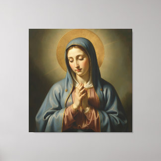 Toile Sainte Mère de Dieu - Amour divin et protection