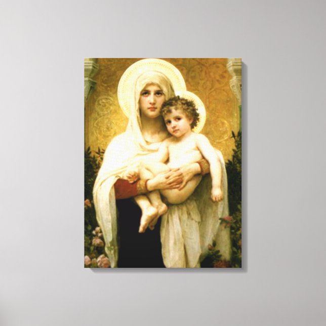 Toile Sainte Vierge Marie et Enfant Jésus (Recto)