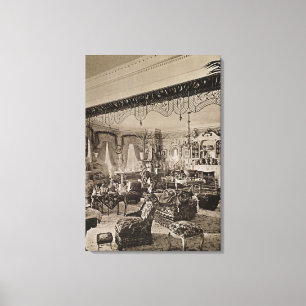 Toile Salle de dessin, Wickham Hall, Kent, 1897