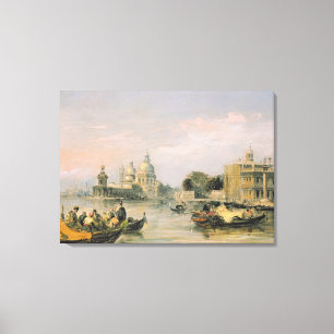 Toile Salut de della Santa Maria, Venise, 19ème siècle