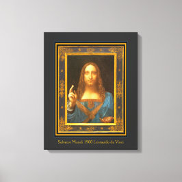 Toile Salvator Mundi 1500 Leonardo da Vinci