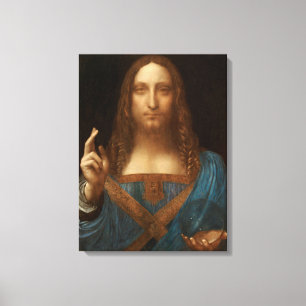 Toile Salvator Mundi (par Leonardo da Vinci)