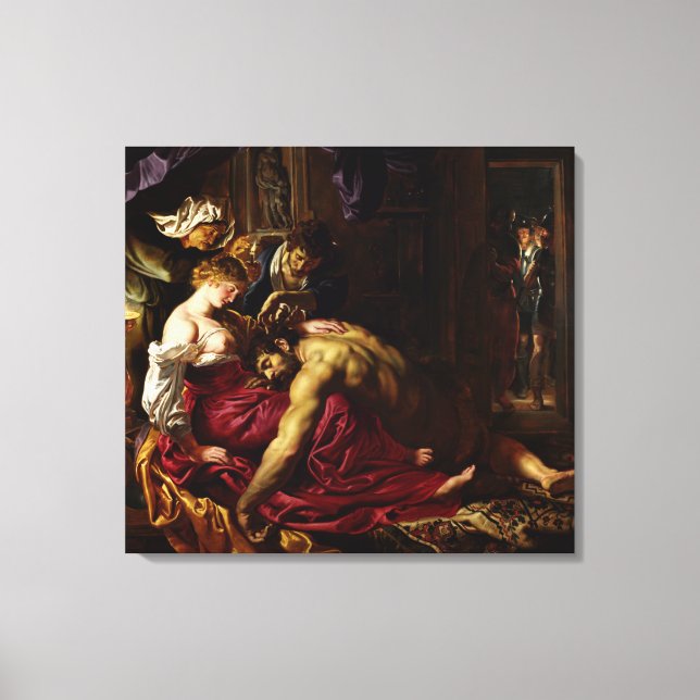 Toile Samson et Delilah par Peter Paul Rubens (Recto)
