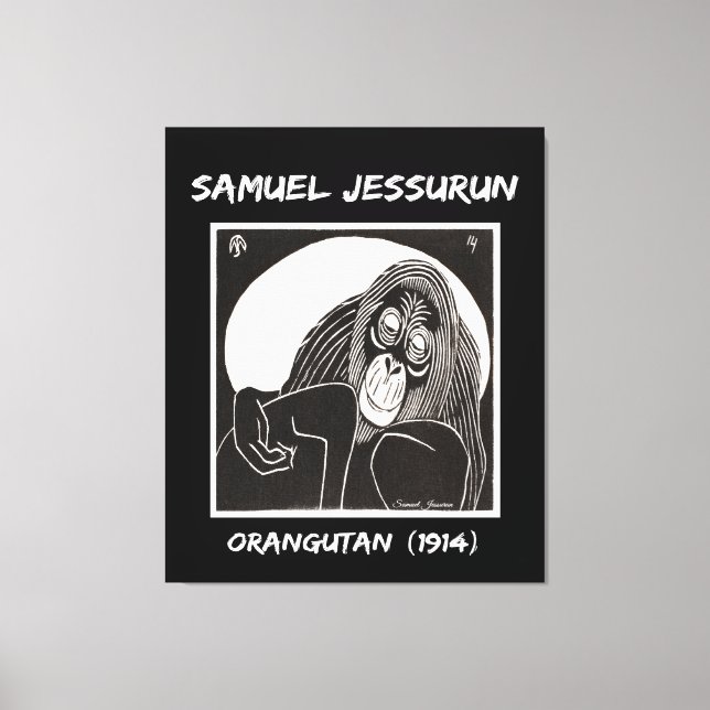 Toile Samuel Jessurun Orangutan (1914) (Recto)
