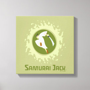 Toile Samurai Jack Leaping Graphic