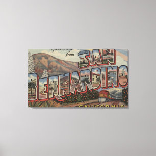 Toile San Bernardino, la Californie - grandes scènes de