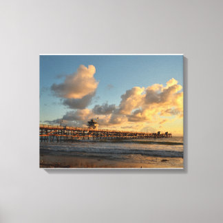 Toile San Clemente Pier Californie