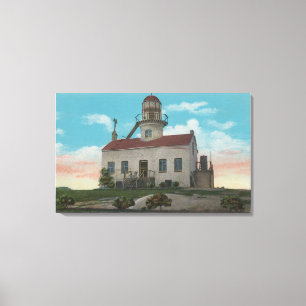 Toile San Diego, CA - vieux phare espagnol à