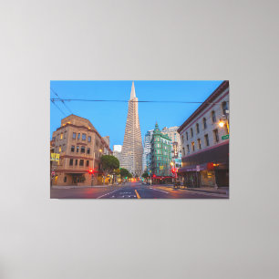 Toile San Francisco Cityscape at Dusk