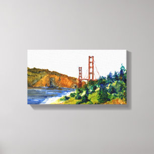 Toile San Francisco et beau golden gate bridge
