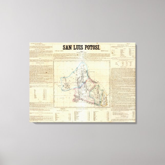 Toile San Luis Potosi, Mexique (Recto)