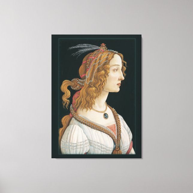 Toile Sandro Botticelli Lady CC0282 (44en 112cm) (Recto)