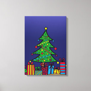 Toile sapin de Noël